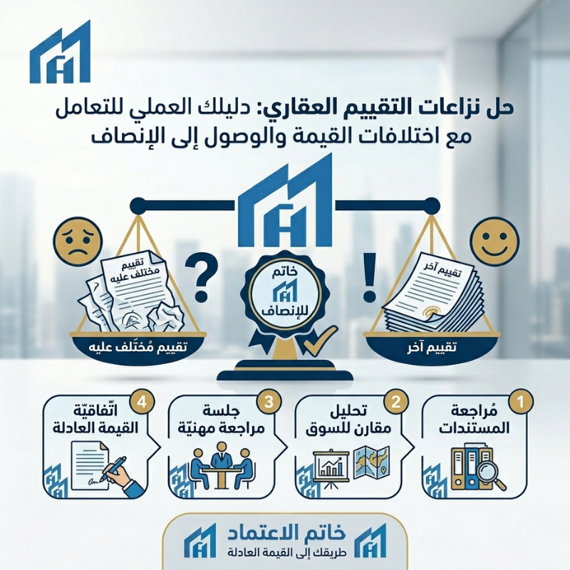 نزاعات التقييم العقاري