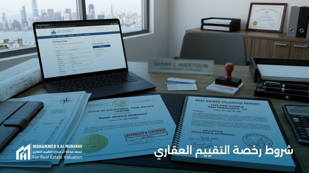 شروط رخصة التقييم العقاري