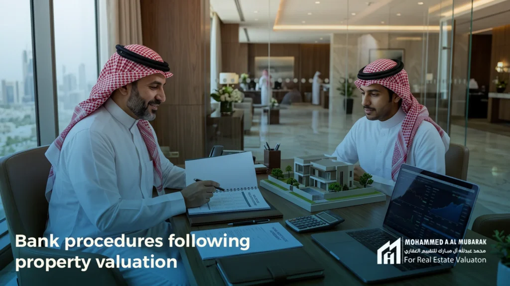 Bank procedures following property valuation